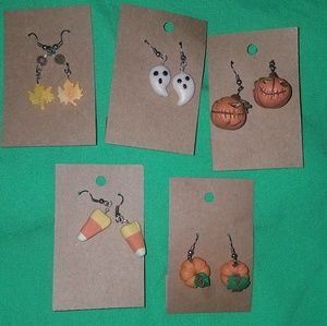 5 group pair earrings